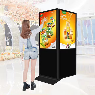 1920*1080 Resolution LCD Advertising Display Digital Signage Smart Kiosk Vertical Totem Floor Standing Touch Screen