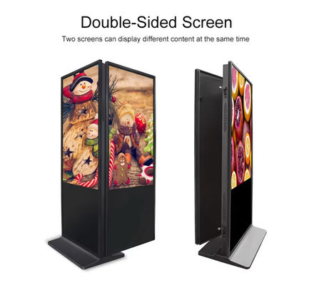 AD/Windows/Android Solution LCD Floor Stand Commercial Advertising Video Player for Indoor Digital Signage and Display