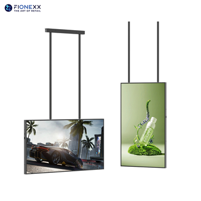49inch Android Board OD10 Slim Bezel High Brightness Hanging Single Sided LCD Window Display