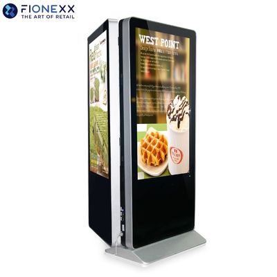 Good price High Resolution 55 Inch Dual Sided Floor Stand Kiosk For Indoor Advertising CMS Remote Control LCD Digital Signage And Displays Dual-Sided Display Enhances Visibility online
