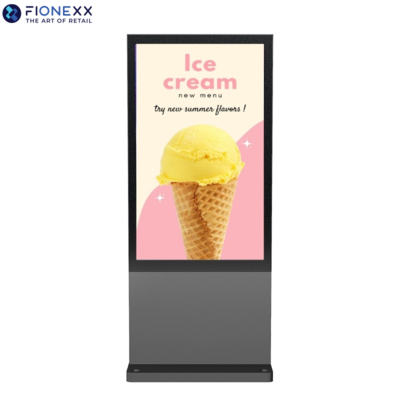 Good price 800-2500cd/M2 High Brightness Outdoor Digital Totem 55 Inch Aluminum Profile online