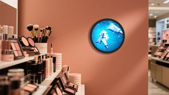 5inch Circular Lcd Display Lcd Digital Screen For Retail Shops HD Resolution