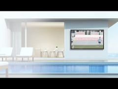 TV suitable for outdoor use, with wide viewing angle