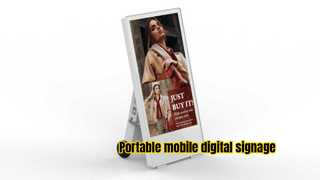 Portable mobile digital signage
